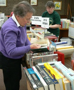 Friends Booksale Setup
