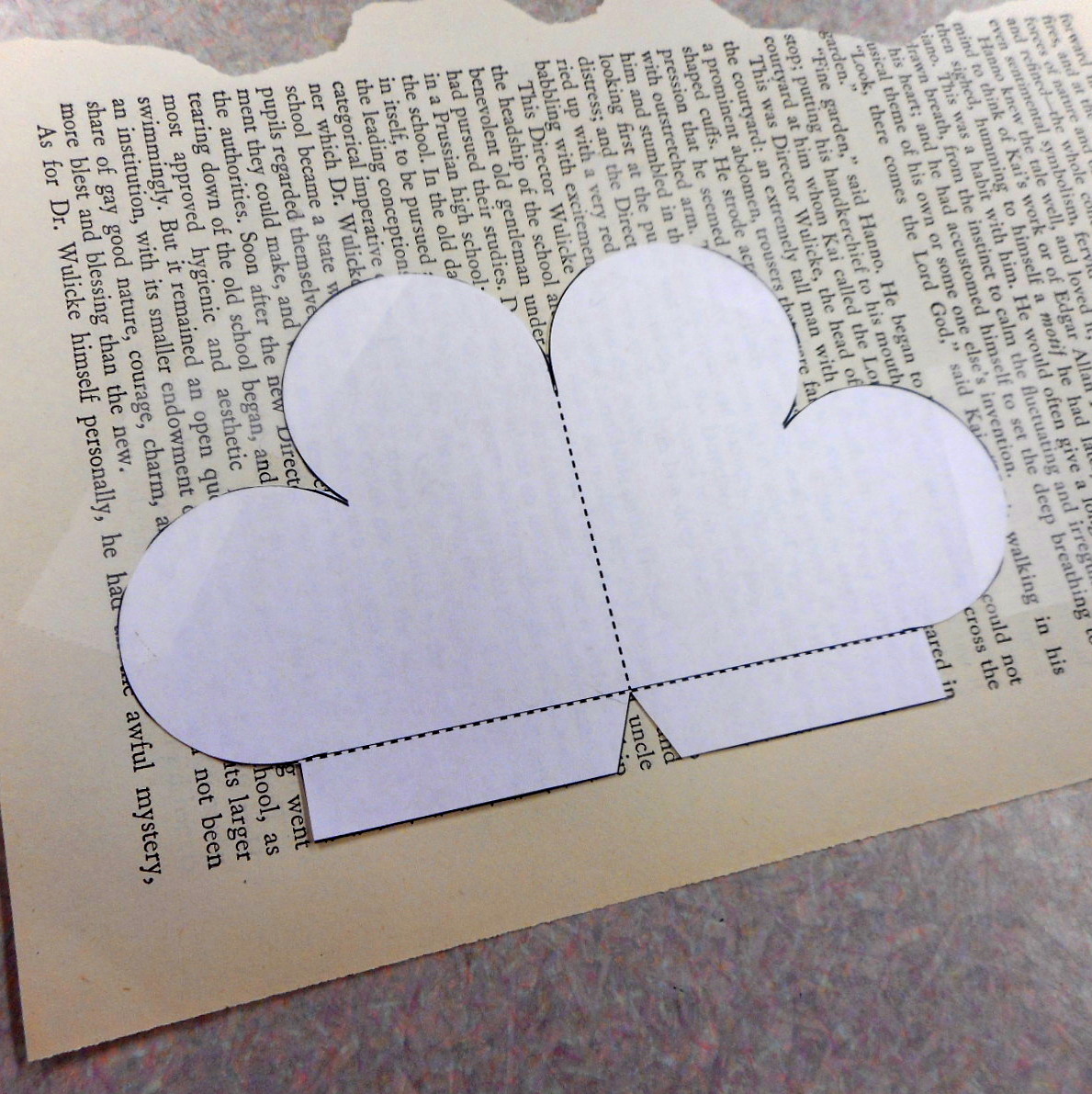 "Corner On Your Heart" bookmark instructions - Newton Public Library