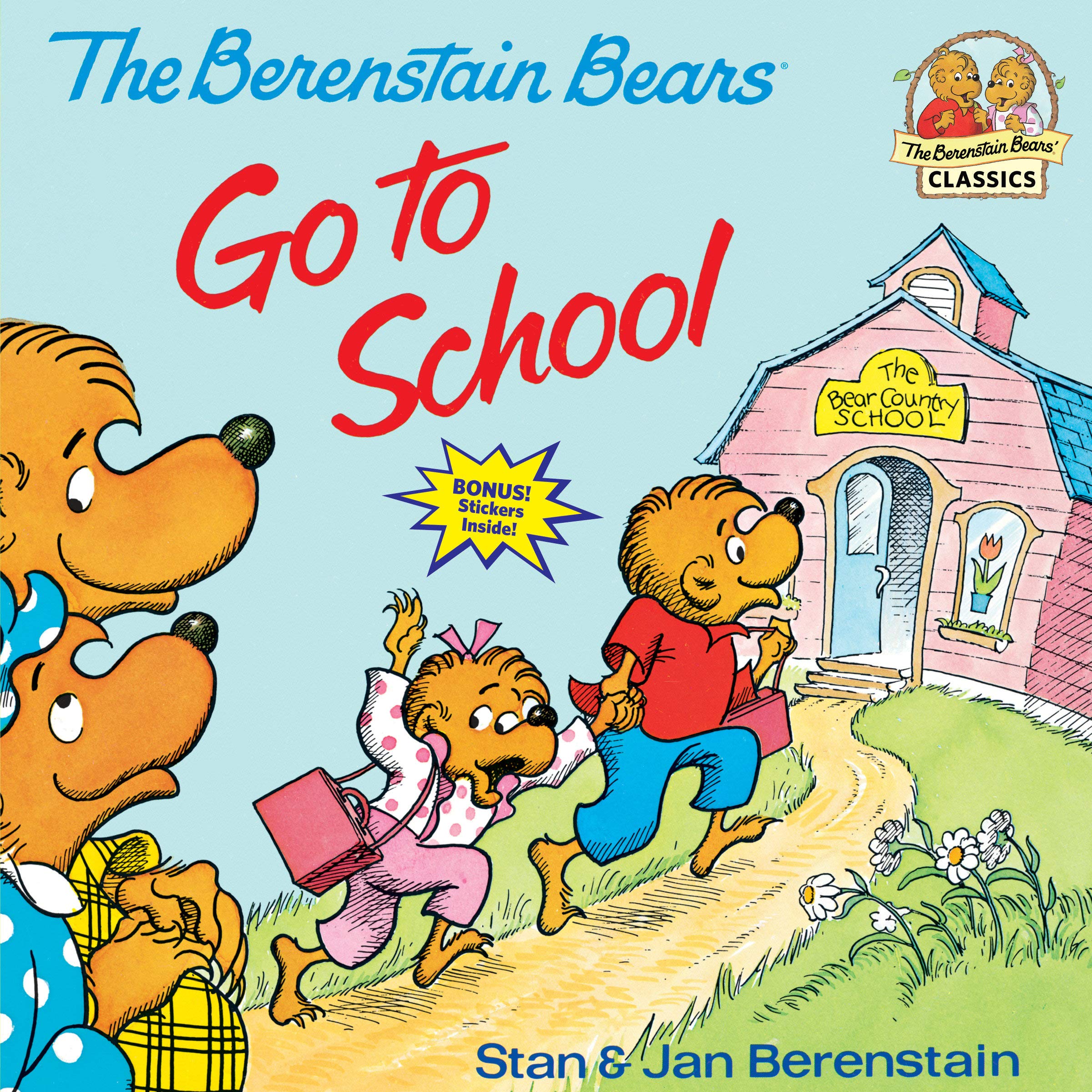 Cover of The Berenstain Bears Go to School.