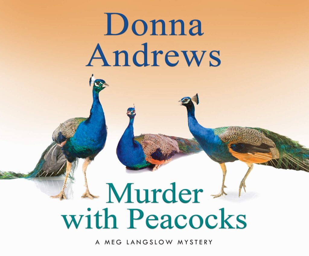 Cover of "Murder with Peacocks" by Donna Andrews